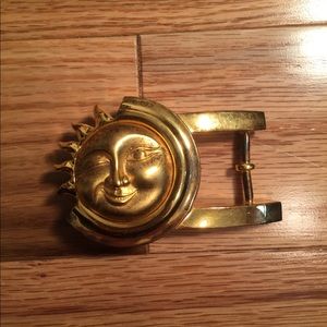 Barry Kieselstein-Cord Half Moon Belt Buckle